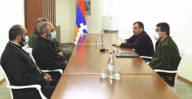 ԱՀ նախագահն ընդունել է Տավուշի թեմի առաջնորդ Բագրատ եպիսկոպոս Գալստանյանի գլխավորած պատվիրակությանը