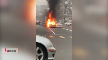 Խոշոր վթար՝ Վարդան Մամիկոնյանի արձանի մոտ