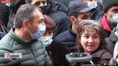 Քաշաթաղի համայնքապետերի և բնակիչների ակցիան`կառավարության մոտ․ ՈՒղիղ