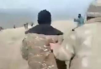 Ադրբեջանցիների հրոսակախումբը հայերին ուժով ստիպում է տարածքից հեռանալ