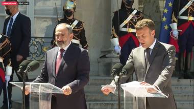 Ուղիղ. Փաշինյանի ու Մակրոնի հանդիպումը Փարիզում