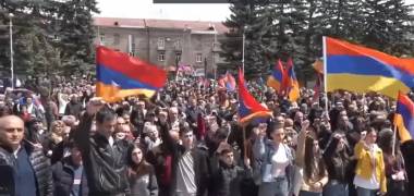 Ընդդիմության հանրահավաքը՝ Գյումրիում. Ուղիղ