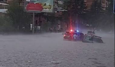 Իջևանում ջրհեղեղ է