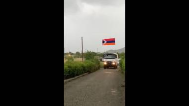 Ակնա-Ասկերան ճանապարհից ԿԽՄԿ-ի բեռնատարի մուտքը