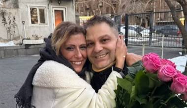5 տարվա գերությունից հետո Վիգեն Էուլջեքջյանի և տիկնոջ՝ Լինդայի առաջին հանդիպումը